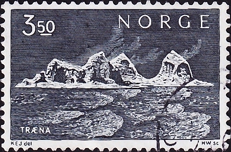Норвегия 1969 год . Острова Траена . 
